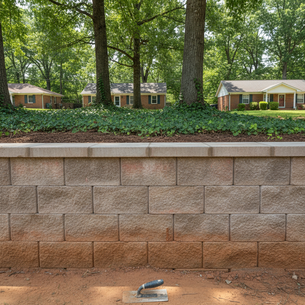 Concrete Retaining Walls in Huntsville