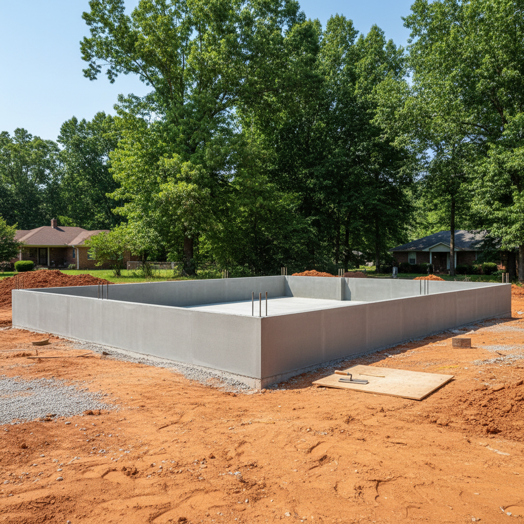 Concrete Foundations in Hoover
