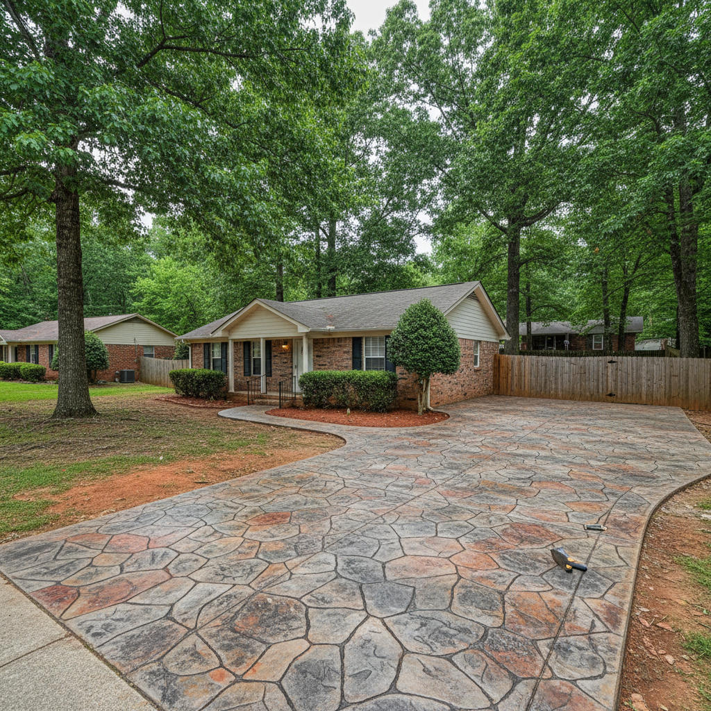 Stamped Concrete in Hoover