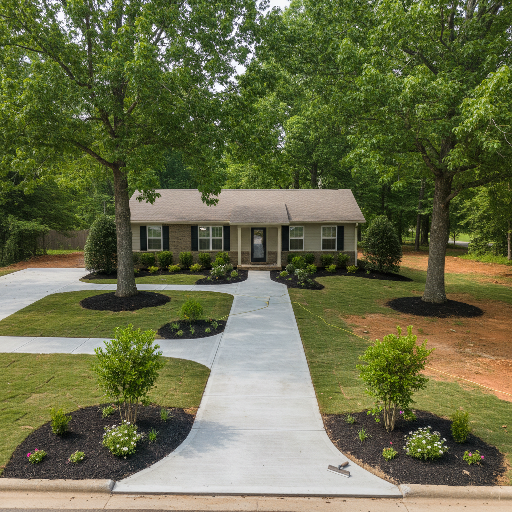 Concrete Sidewalks in Athens