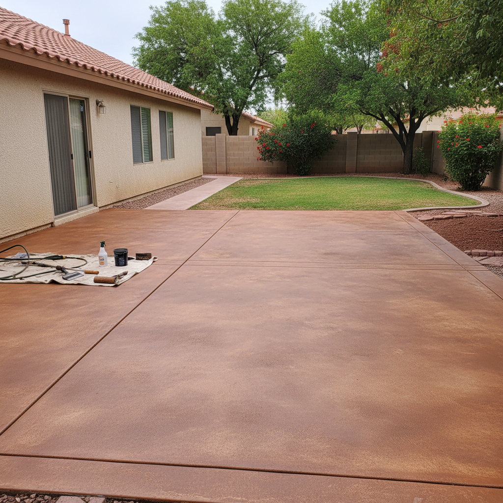 Concrete Staining in Glendale, AZ