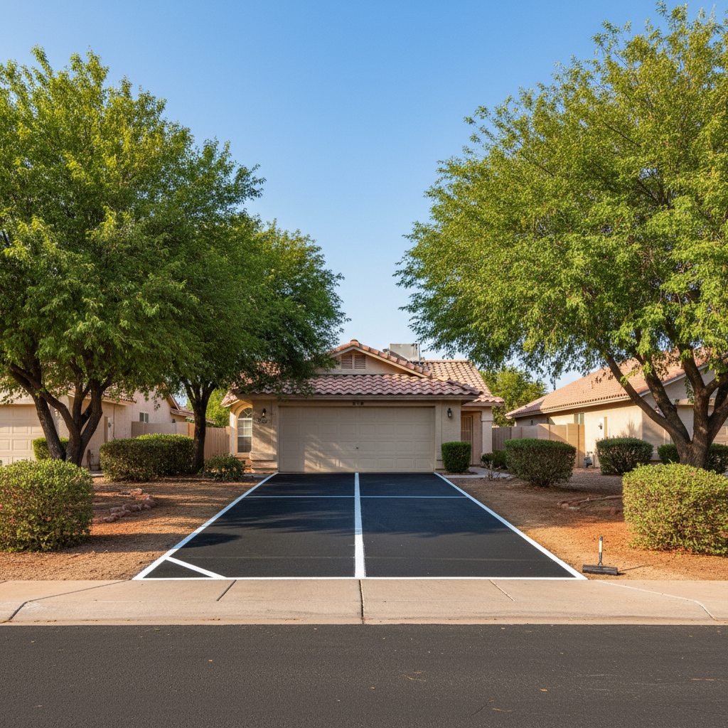 Asphalt Striping in Mesa