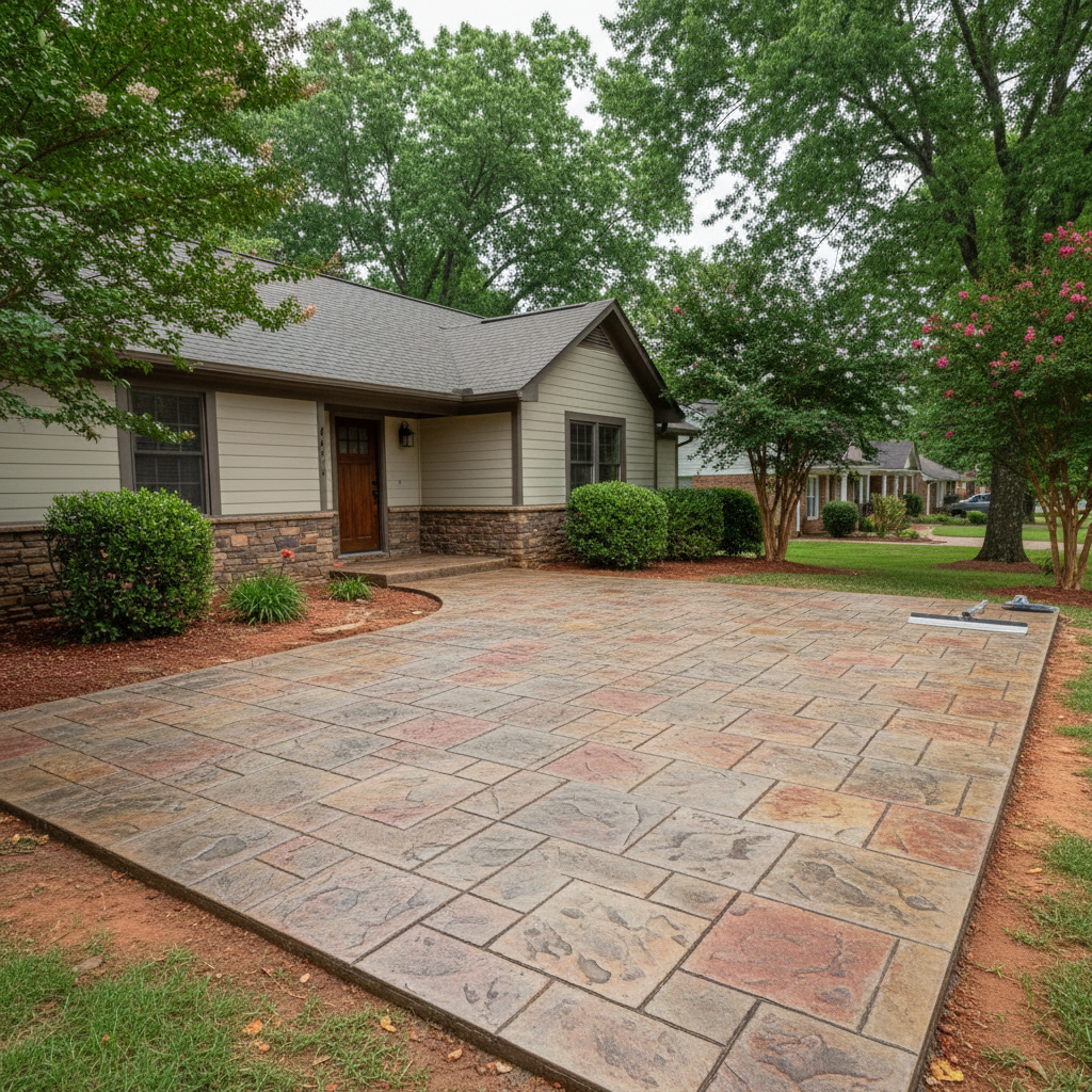 Stamped Concrete in Huntsville