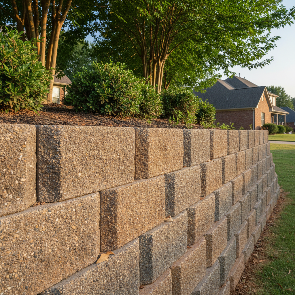 Concrete Retaining Walls in Huntsville