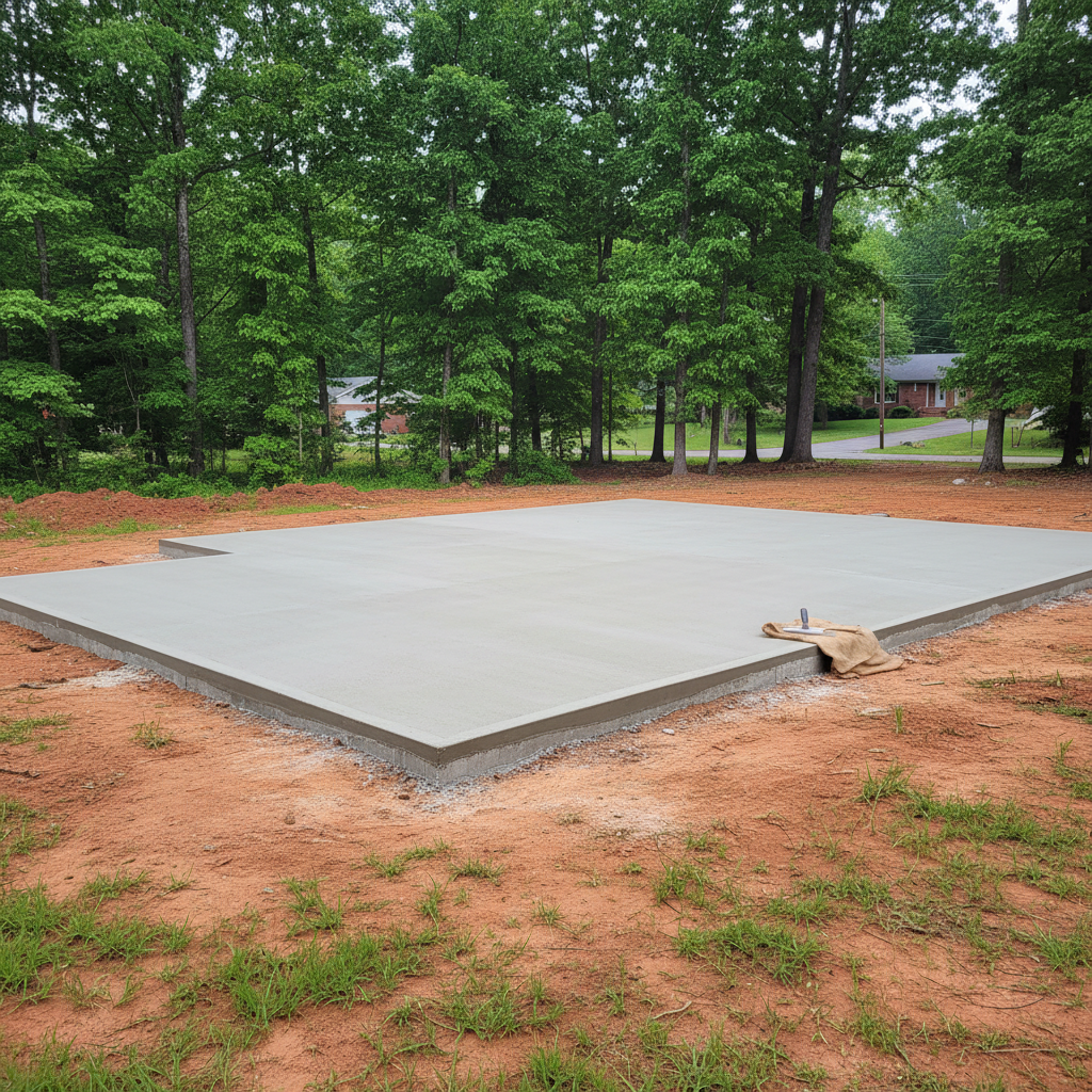 Concrete Foundations in Hoover