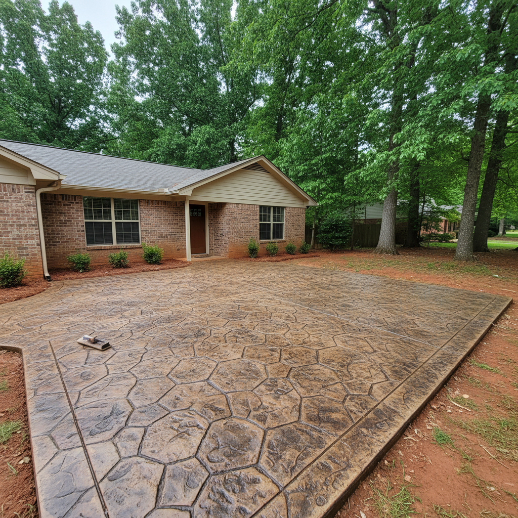 Stamped Concrete in Hoover