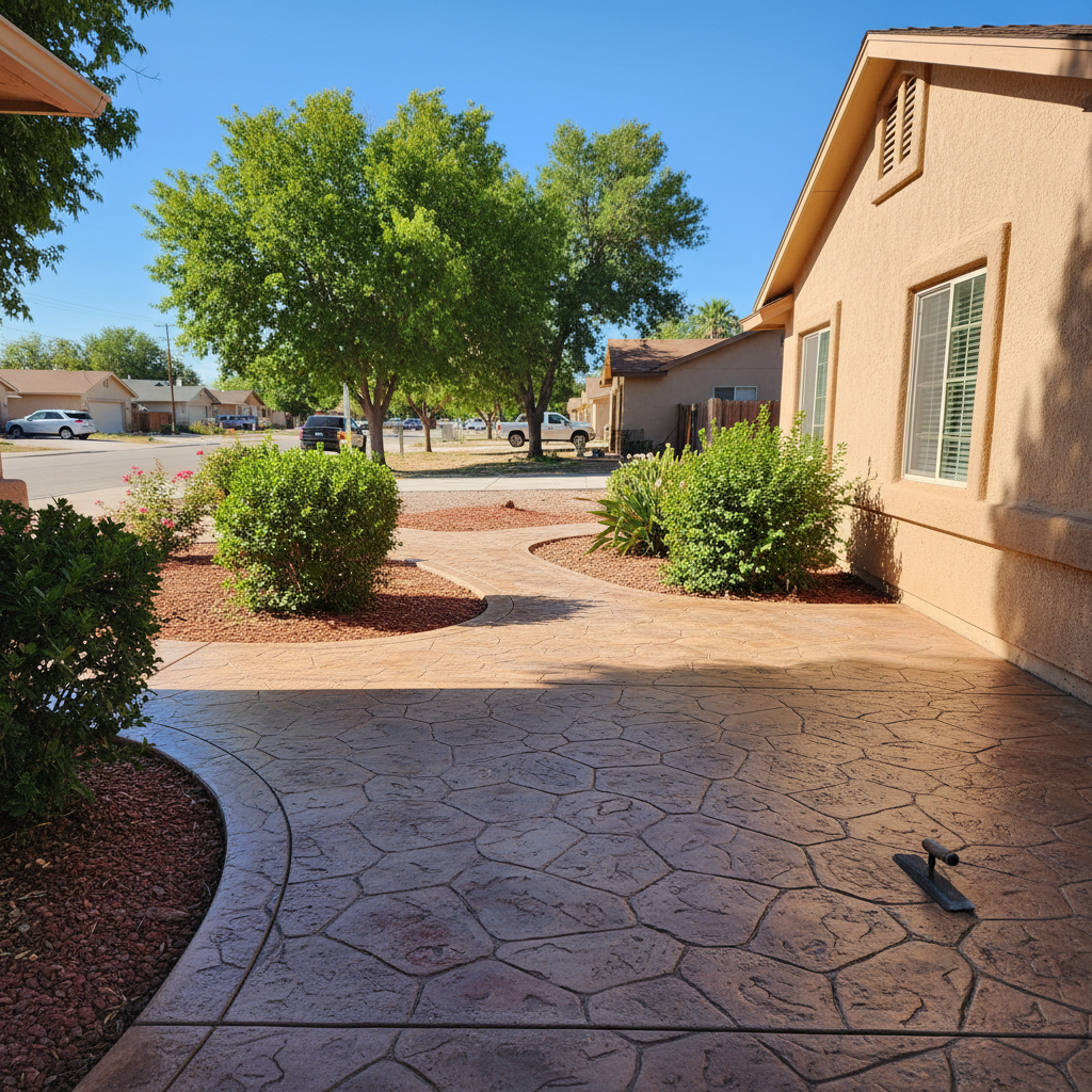 Stamped Concrete in Bullhead City