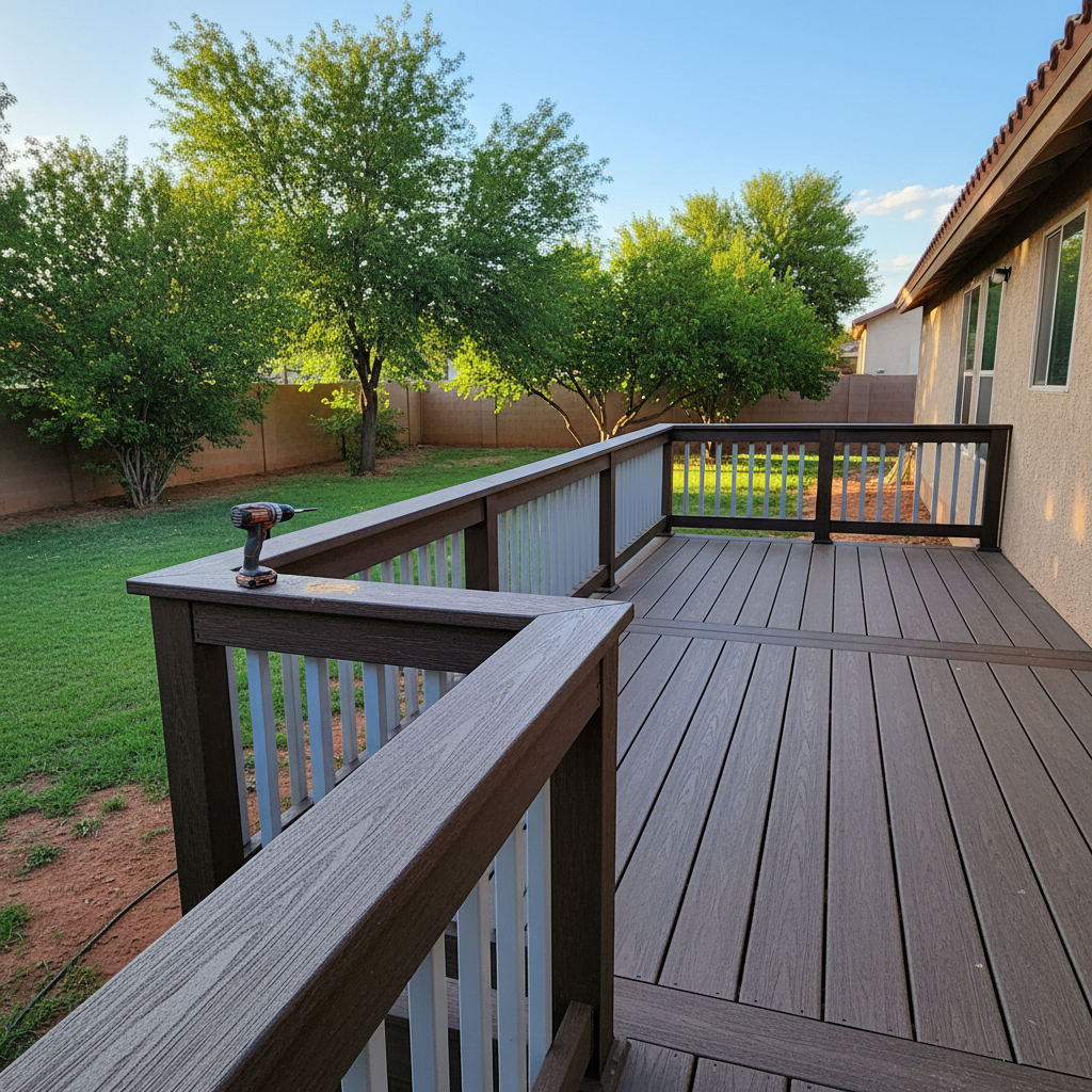 Deck Railing Installation