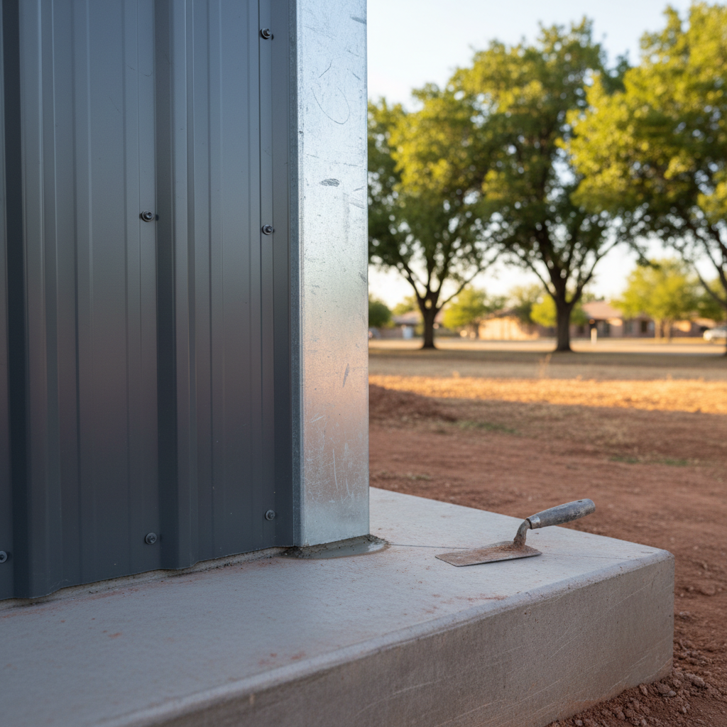 Metal Post Frame Construction