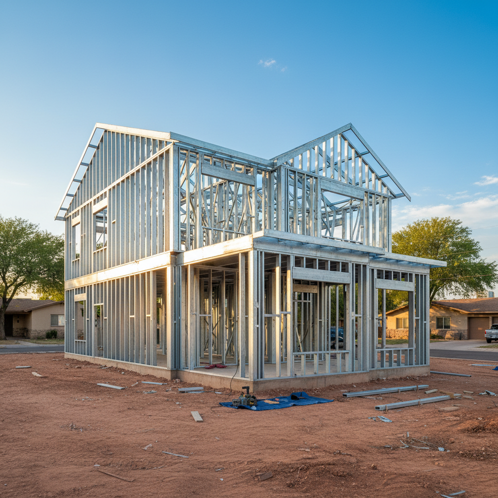 Steel Frame Erection in Coolidge