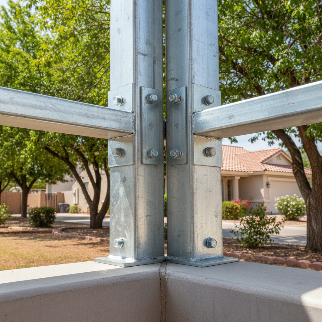 Metal Post Frame Construction