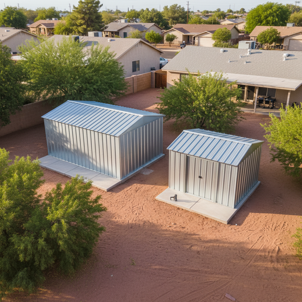 Metal Frame Sheds in Apache Junction