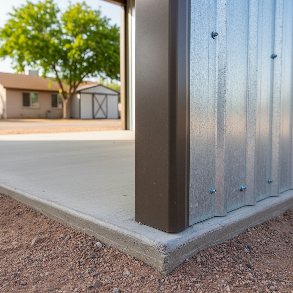 Metal Post Frame Construction