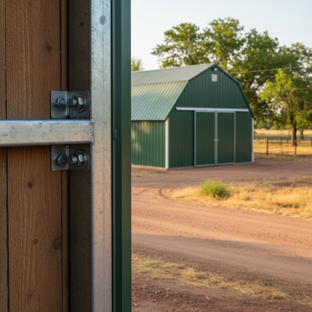Metal Post Frame Construction