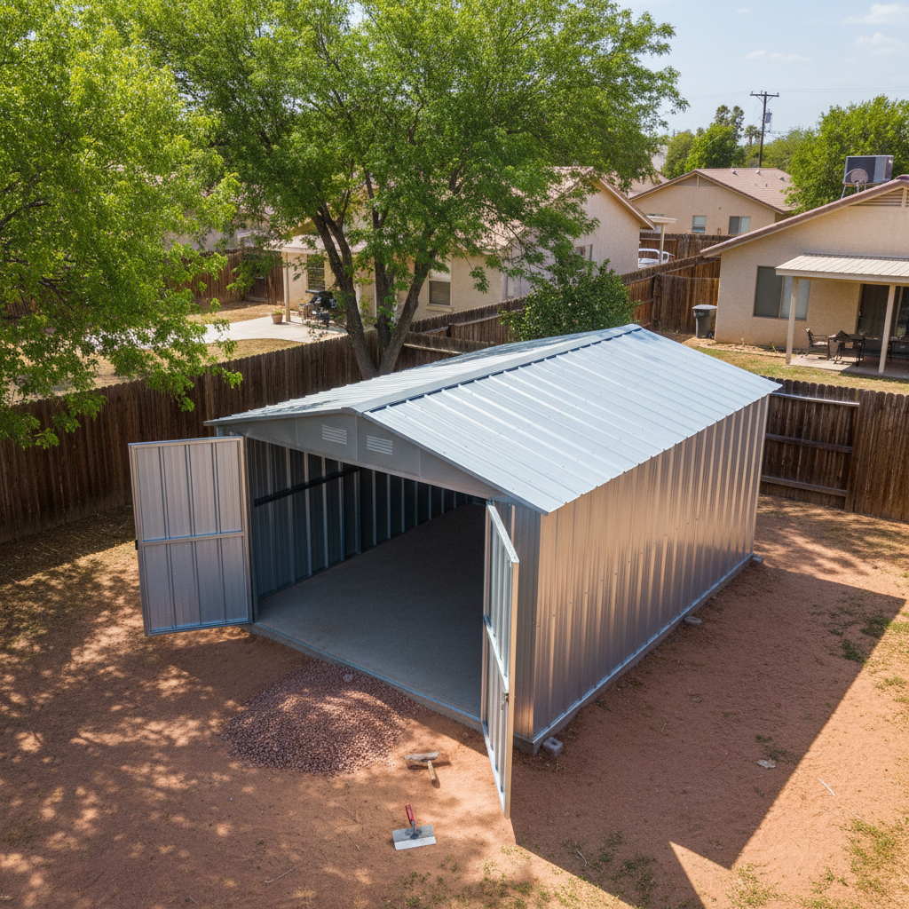 Metal Frame Sheds