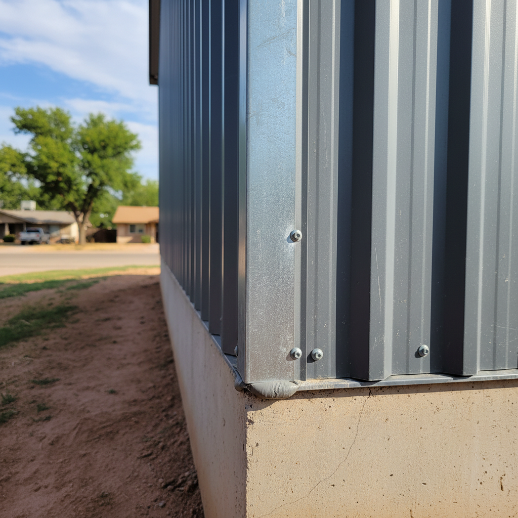 Metal Post Frame Construction