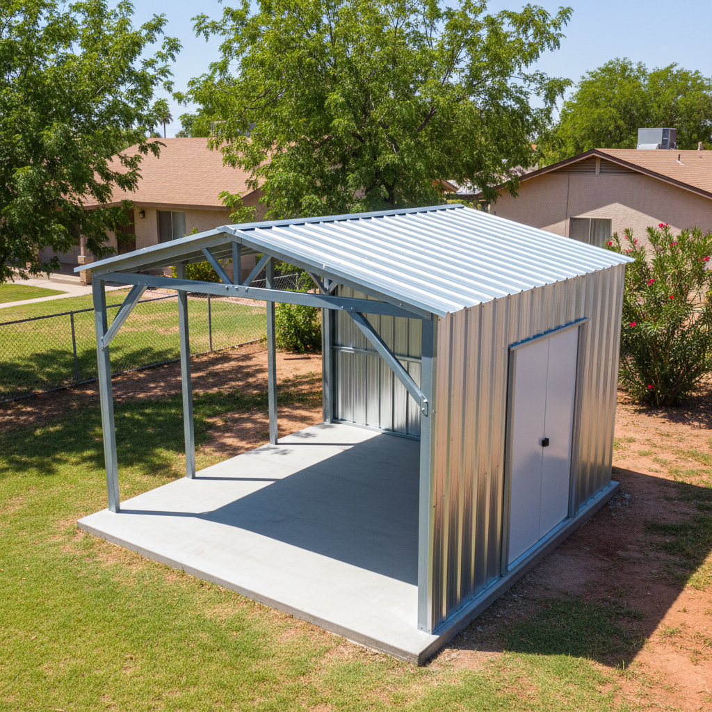 Metal Frame Sheds