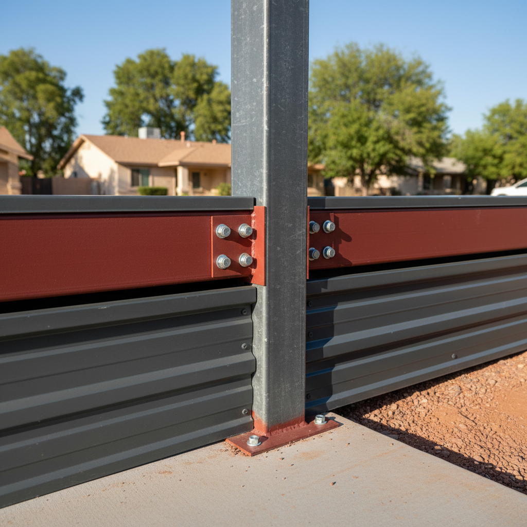 Metal Post Frame Construction