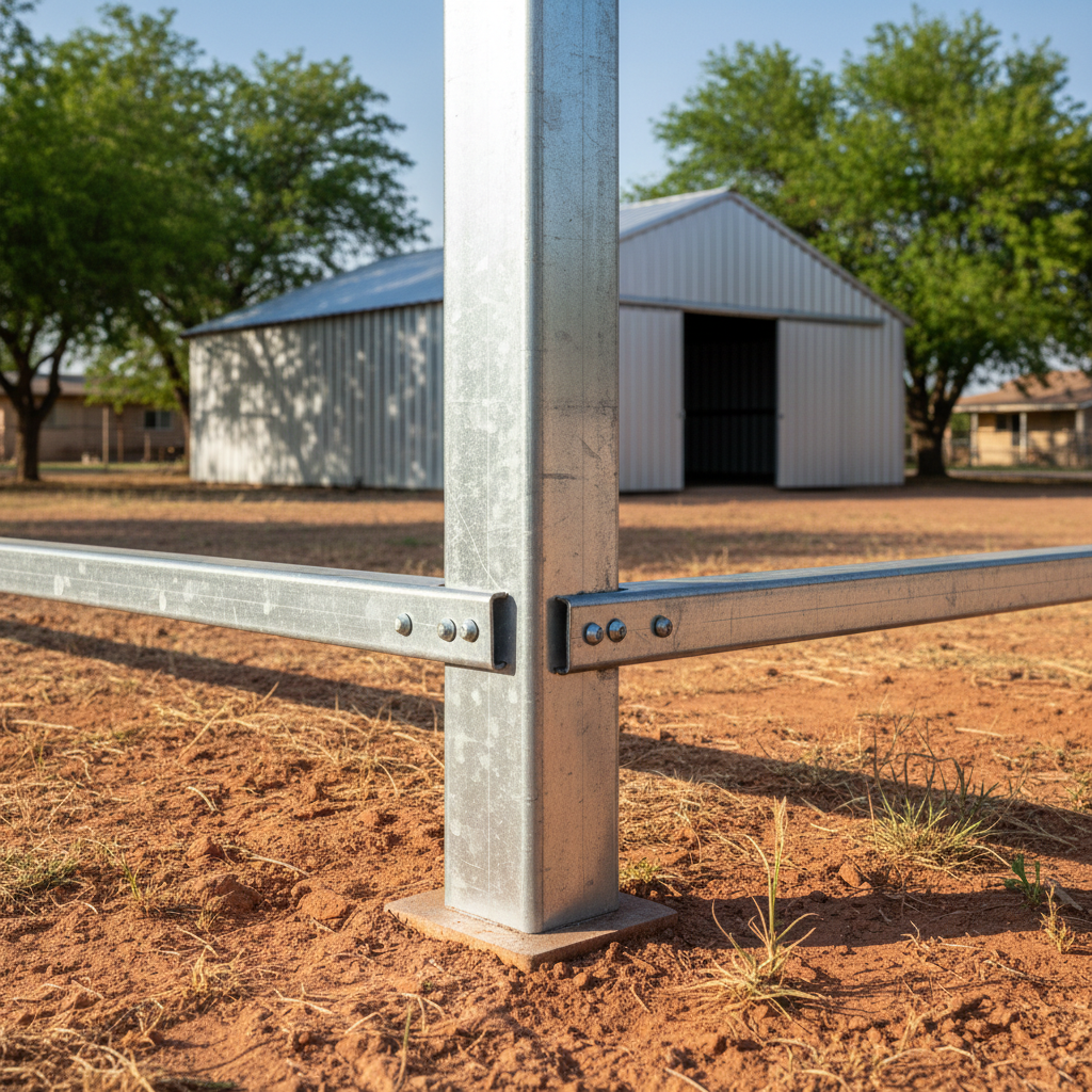 Metal Post Frame Construction