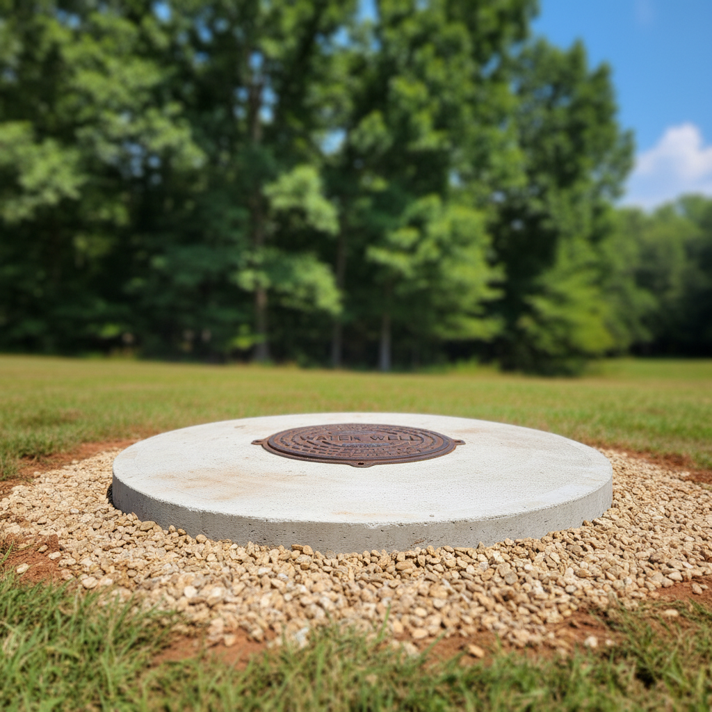 Completed well installation work at a residential property in Heflin, AL