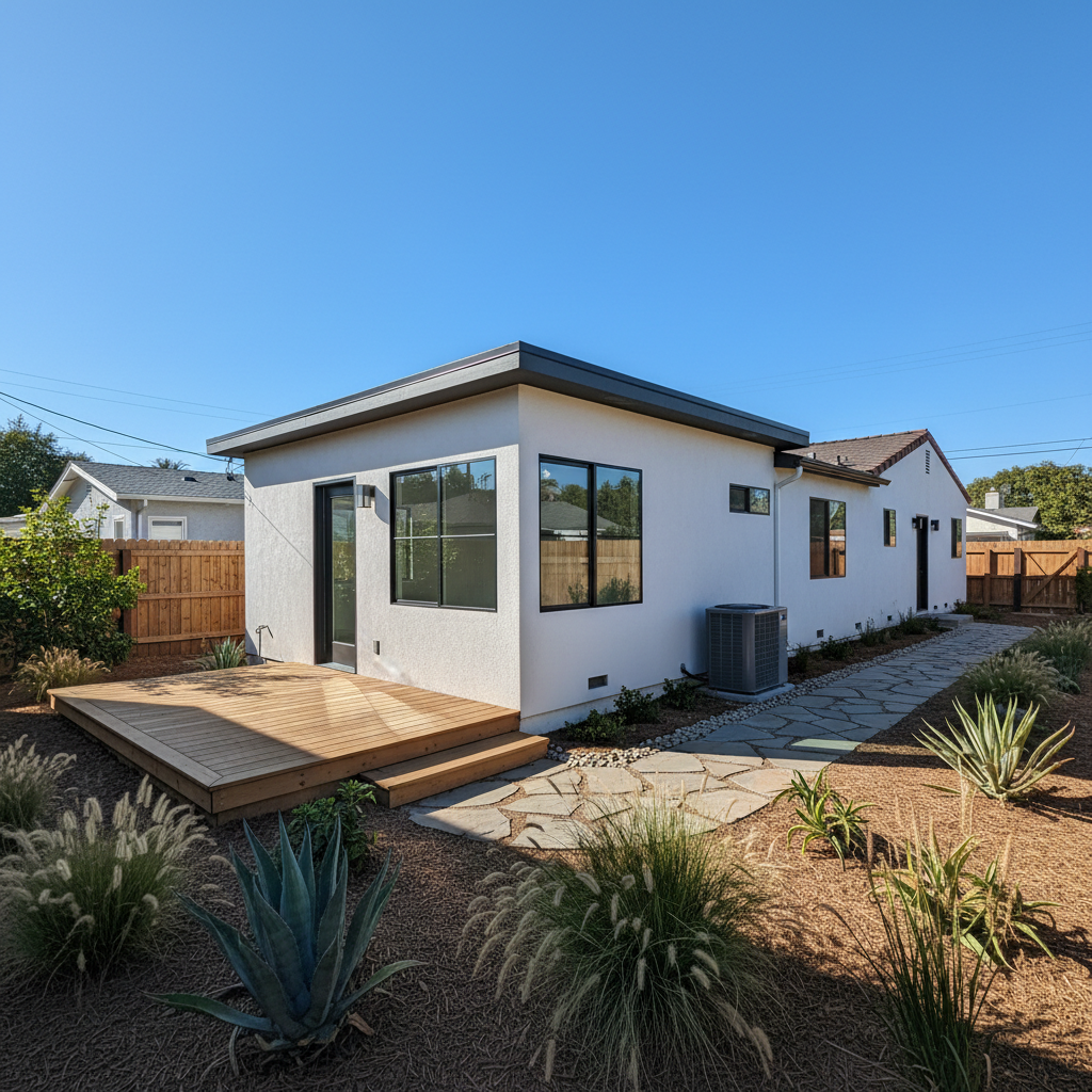 Completed adu financing work at a residential property in Los Angeles, CA