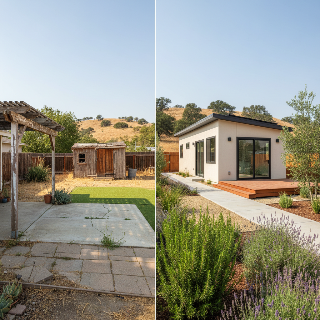Completed adu permitting work at a residential property in Fresno, CA