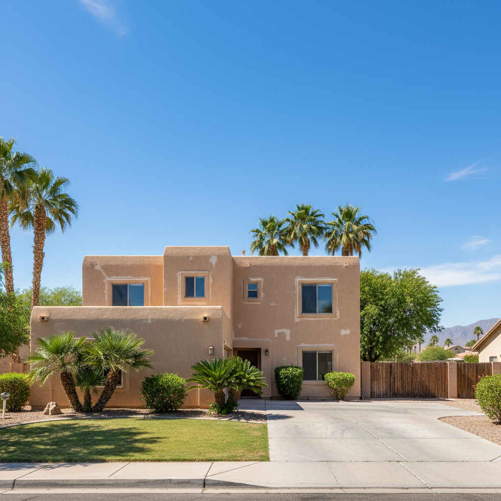 Completed stucco inspection work at a residential property in Glendale, AZ