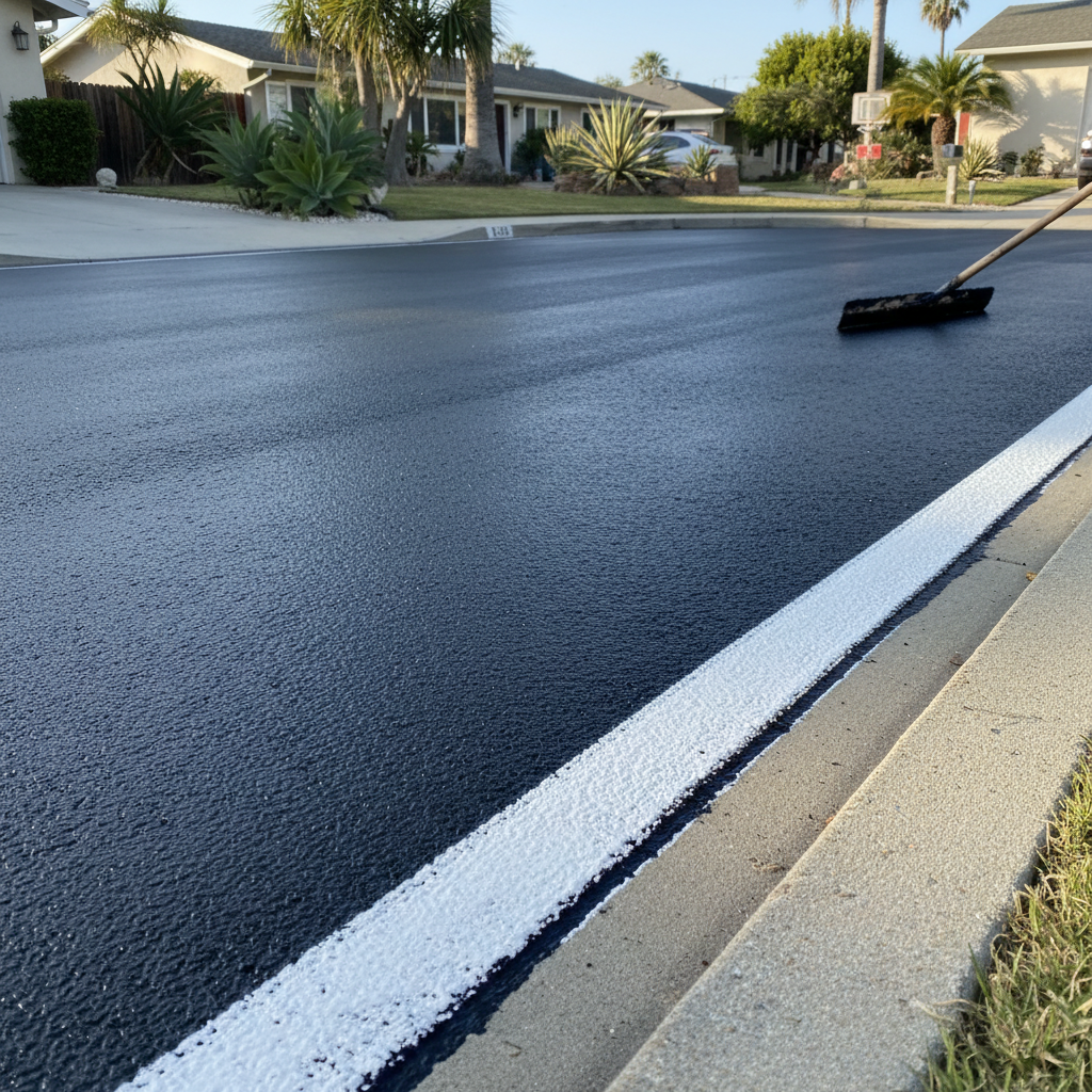 Asphalt Sealcoating