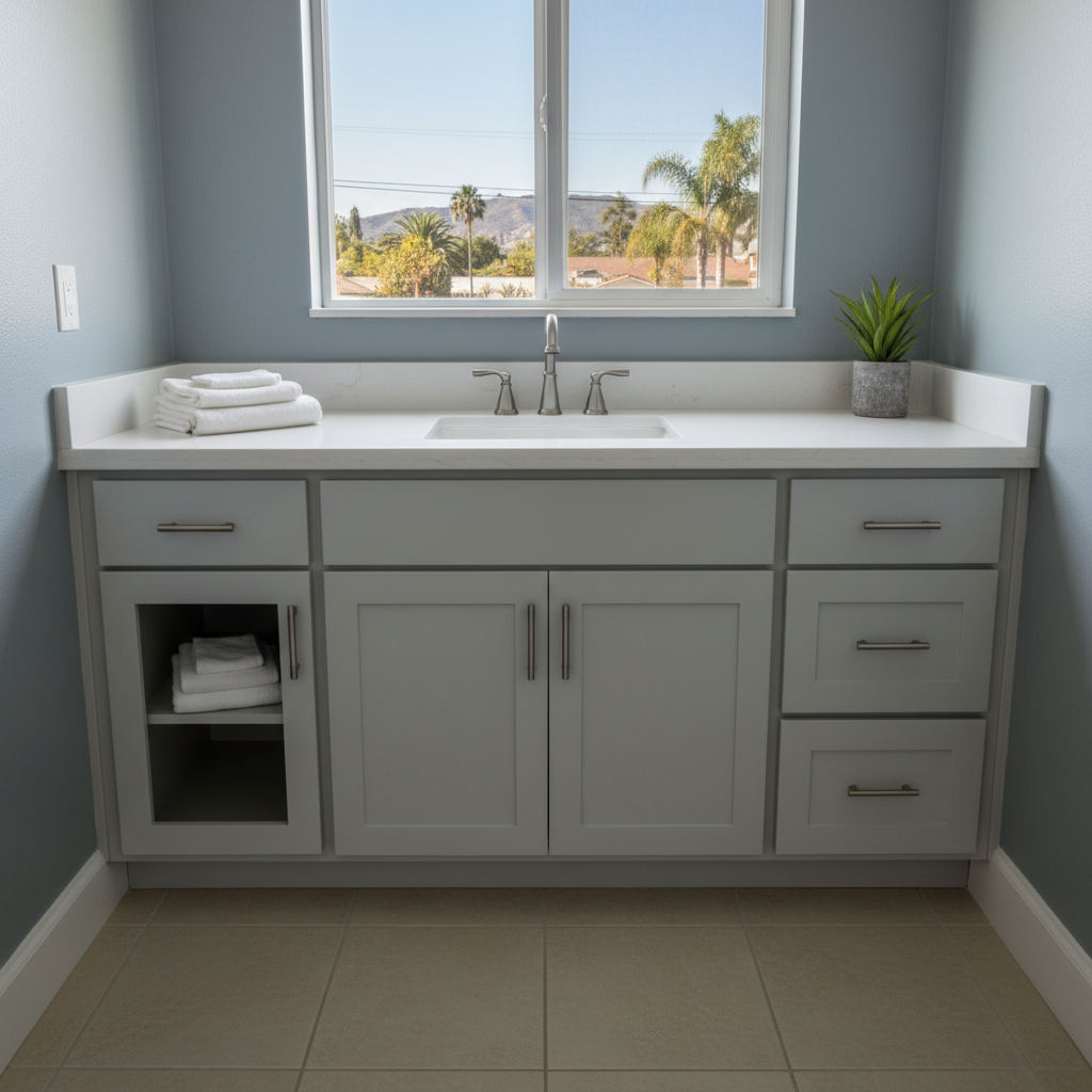 Vanity and Sink Installation in Fountain Valley