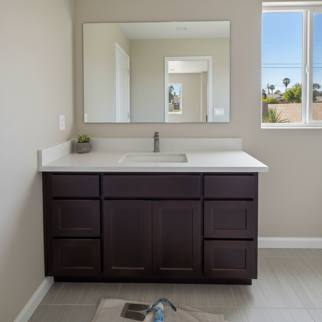 Vanity and Sink Installation in La Mirada