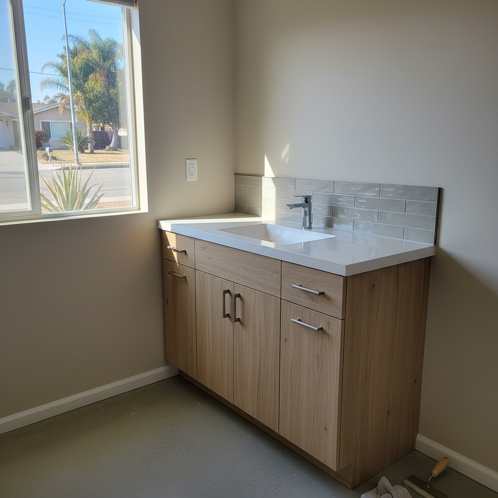 Vanity and Sink Installation