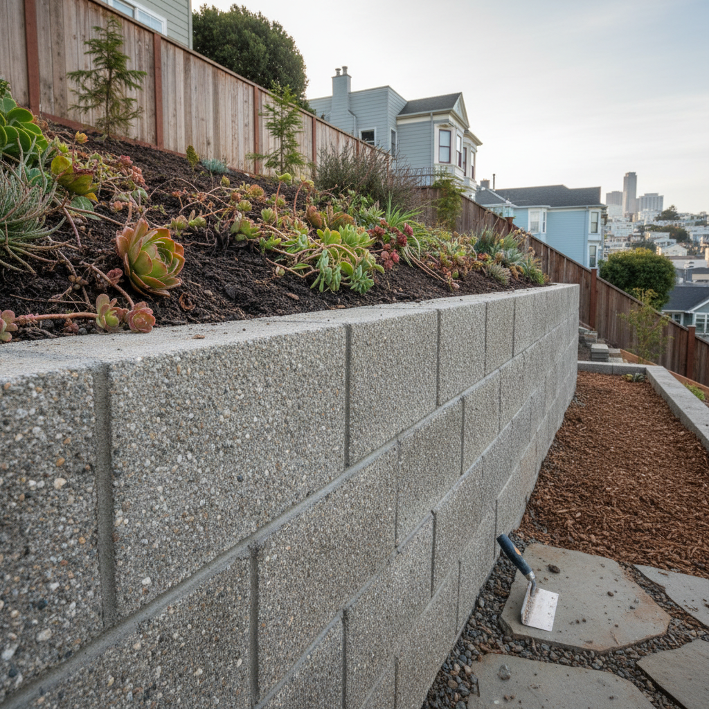 Concrete Retaining Walls in San Francisco