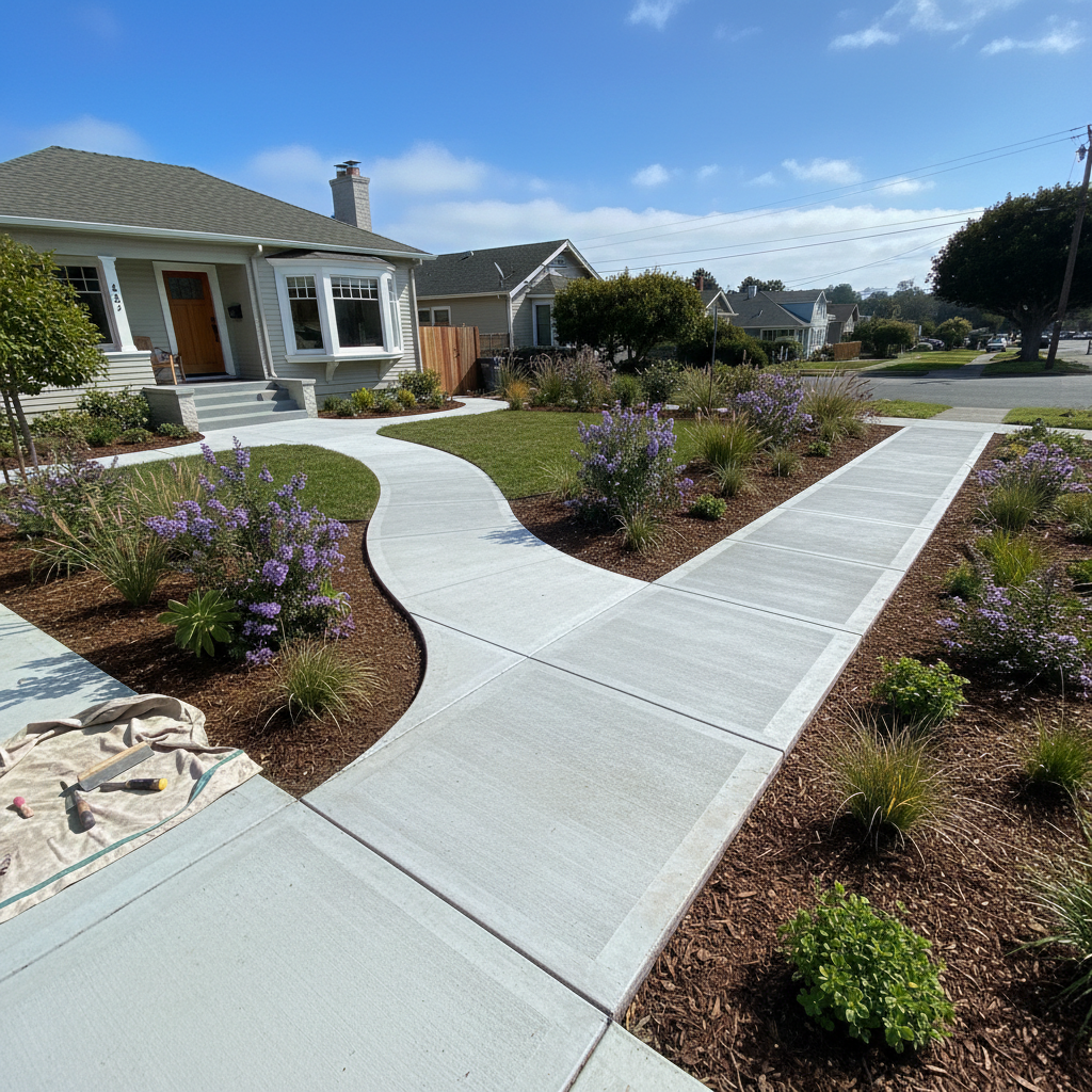 Concrete Sidewalks in San Francisco