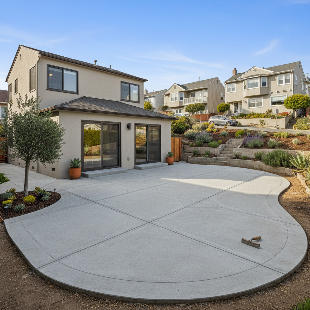 Concrete Patios in San Francisco