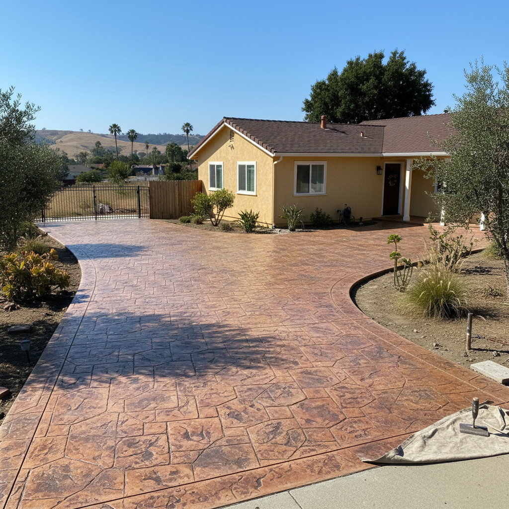 Stamped Concrete in Ventura