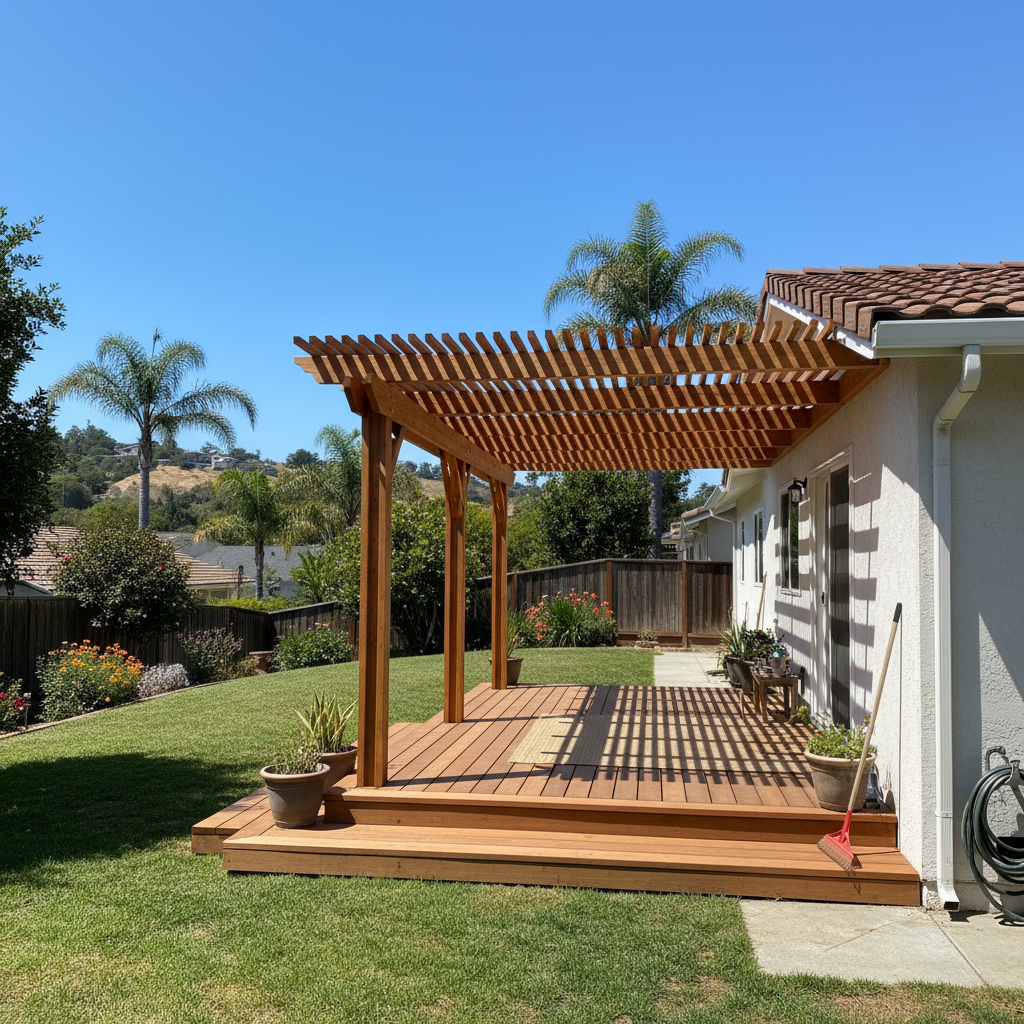 Pergola Construction in San Leandro, CA