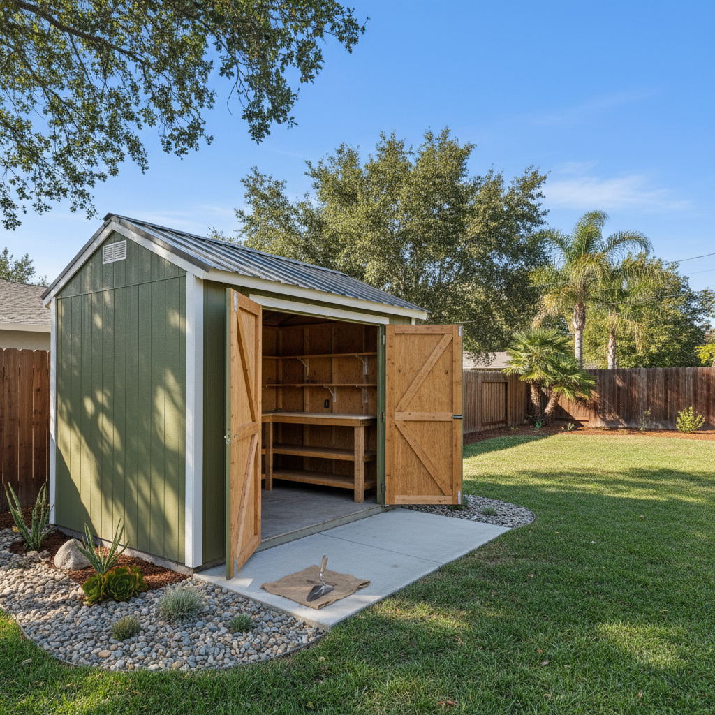 Custom Shed Design in San Jose