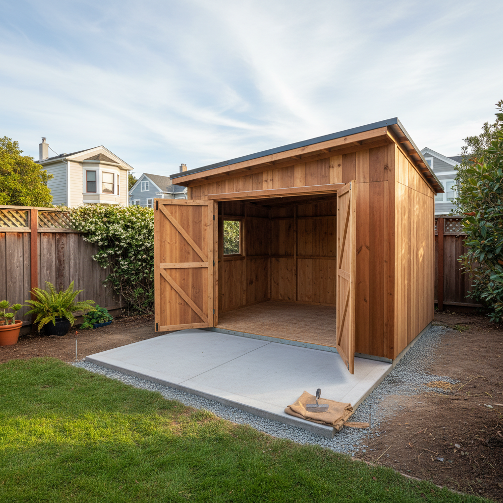 Shed Foundation Work