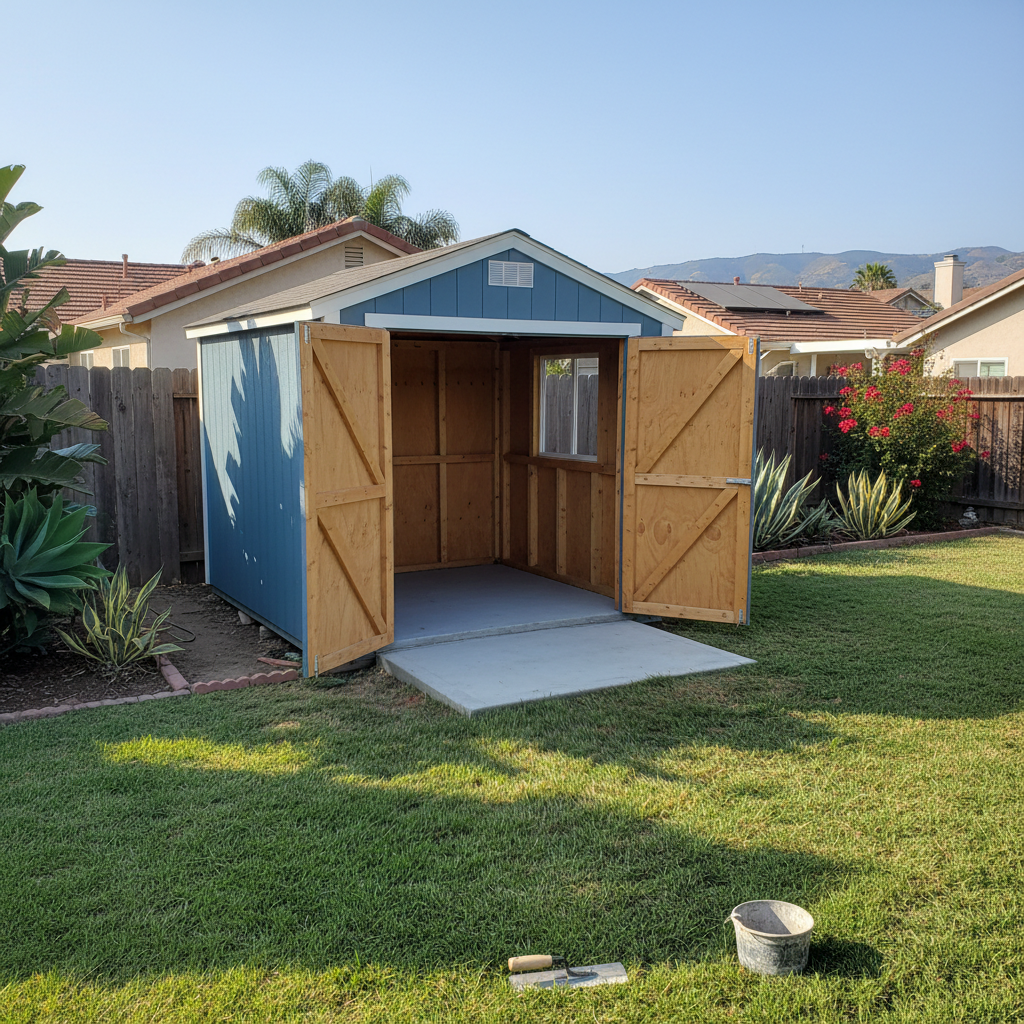 Shed Foundation Work