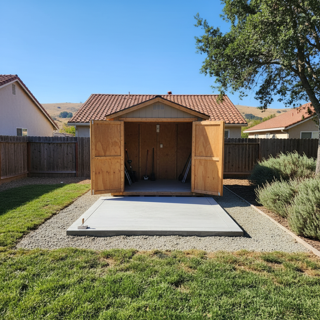 Shed Foundation Work