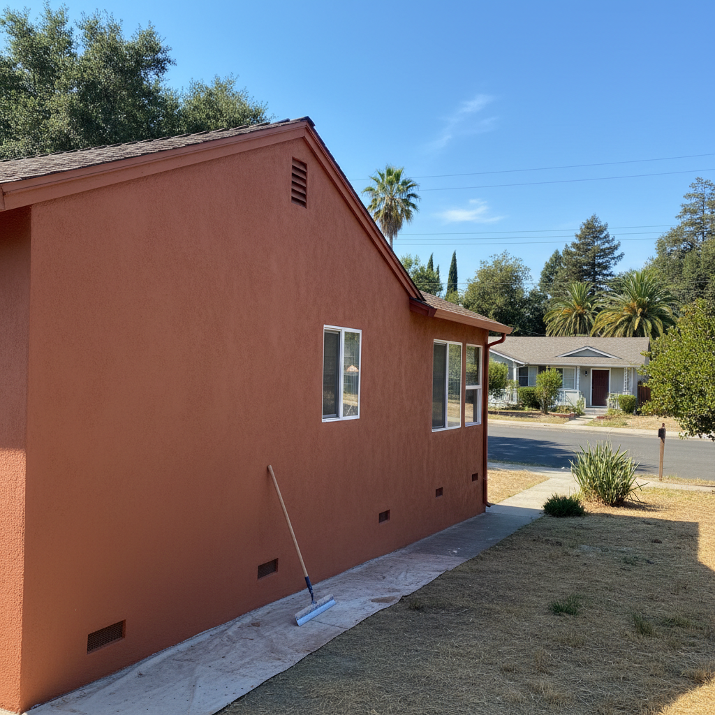 Stucco Redashing in Saratoga, CA