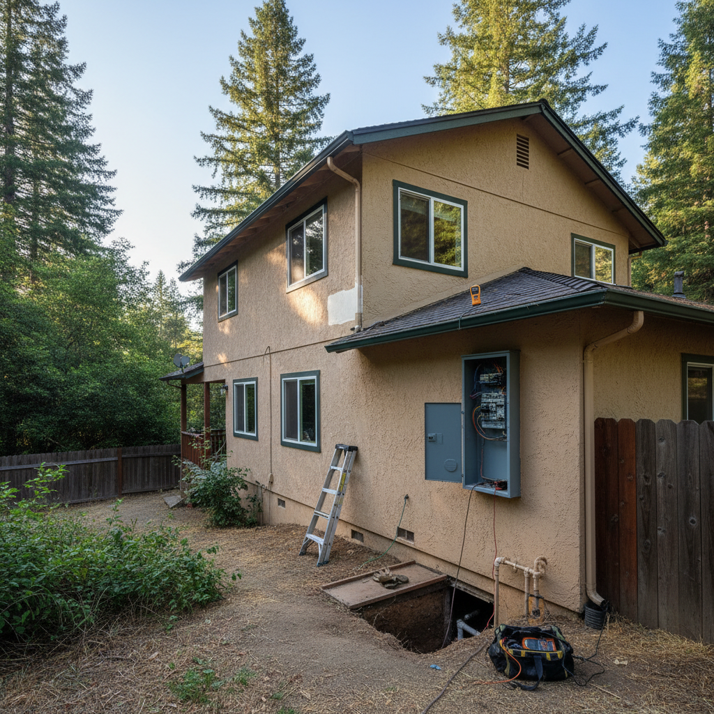 Stucco Inspection in Ben Lomond