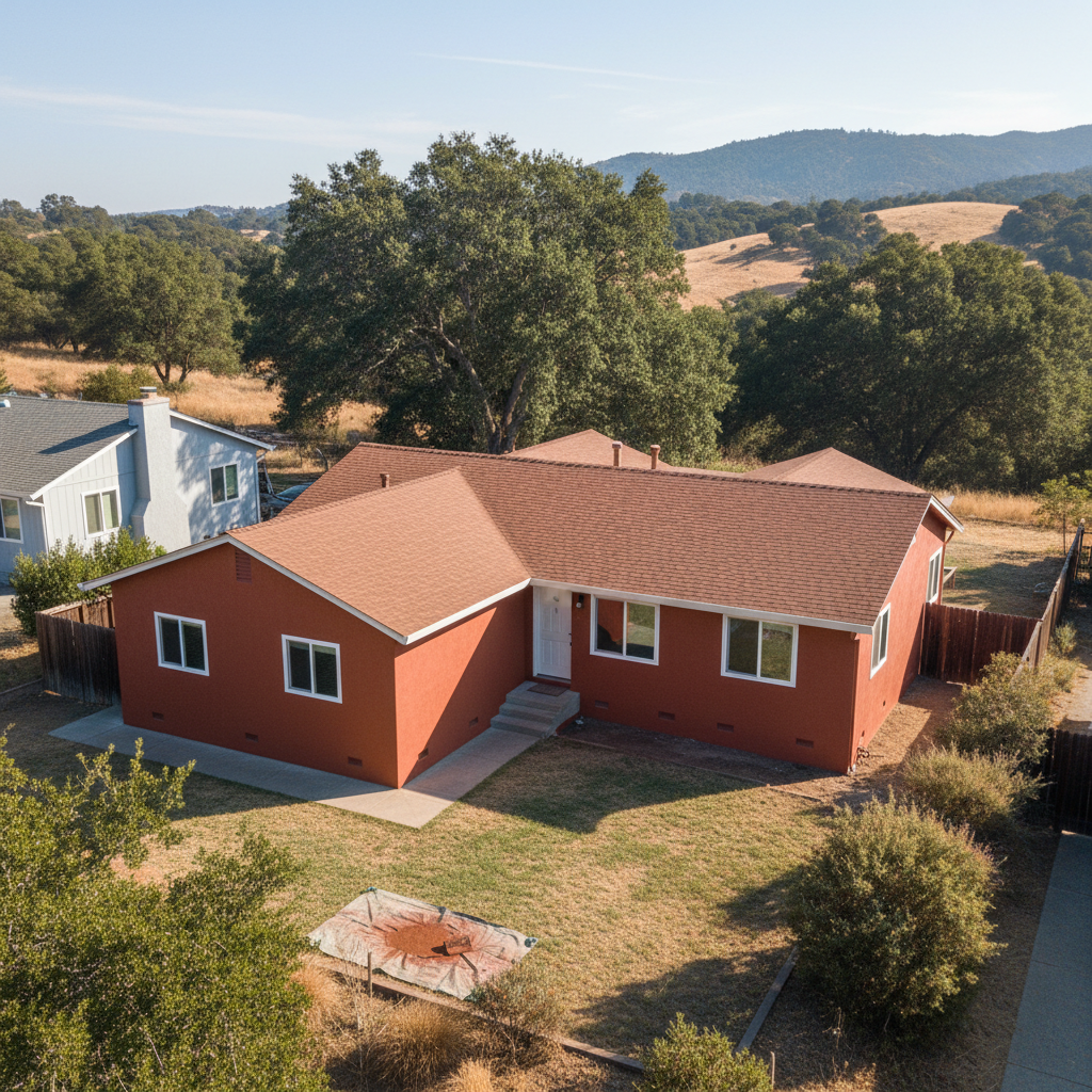 Stucco Redashing in Portola Valley