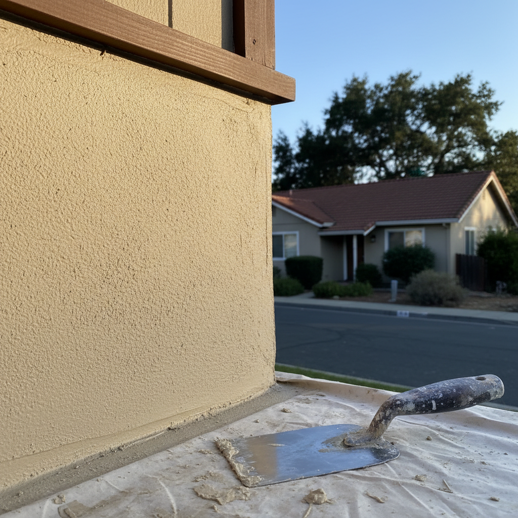 Stucco Painting in Portola Valley