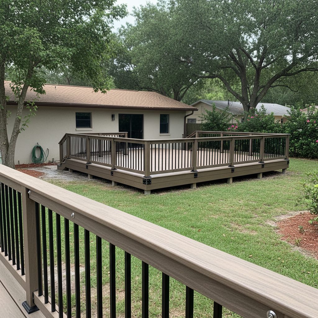 Deck Railing Installation