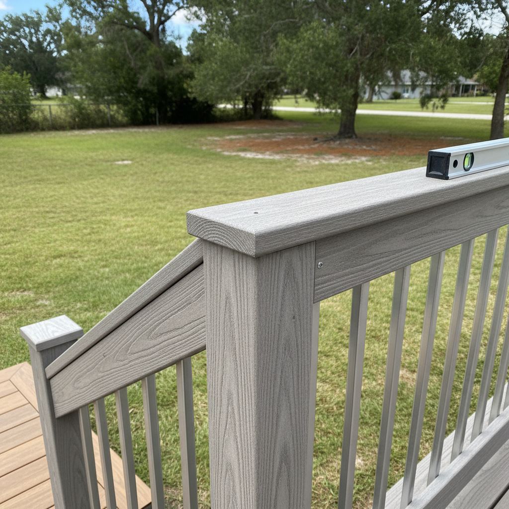 Deck Railing Installation