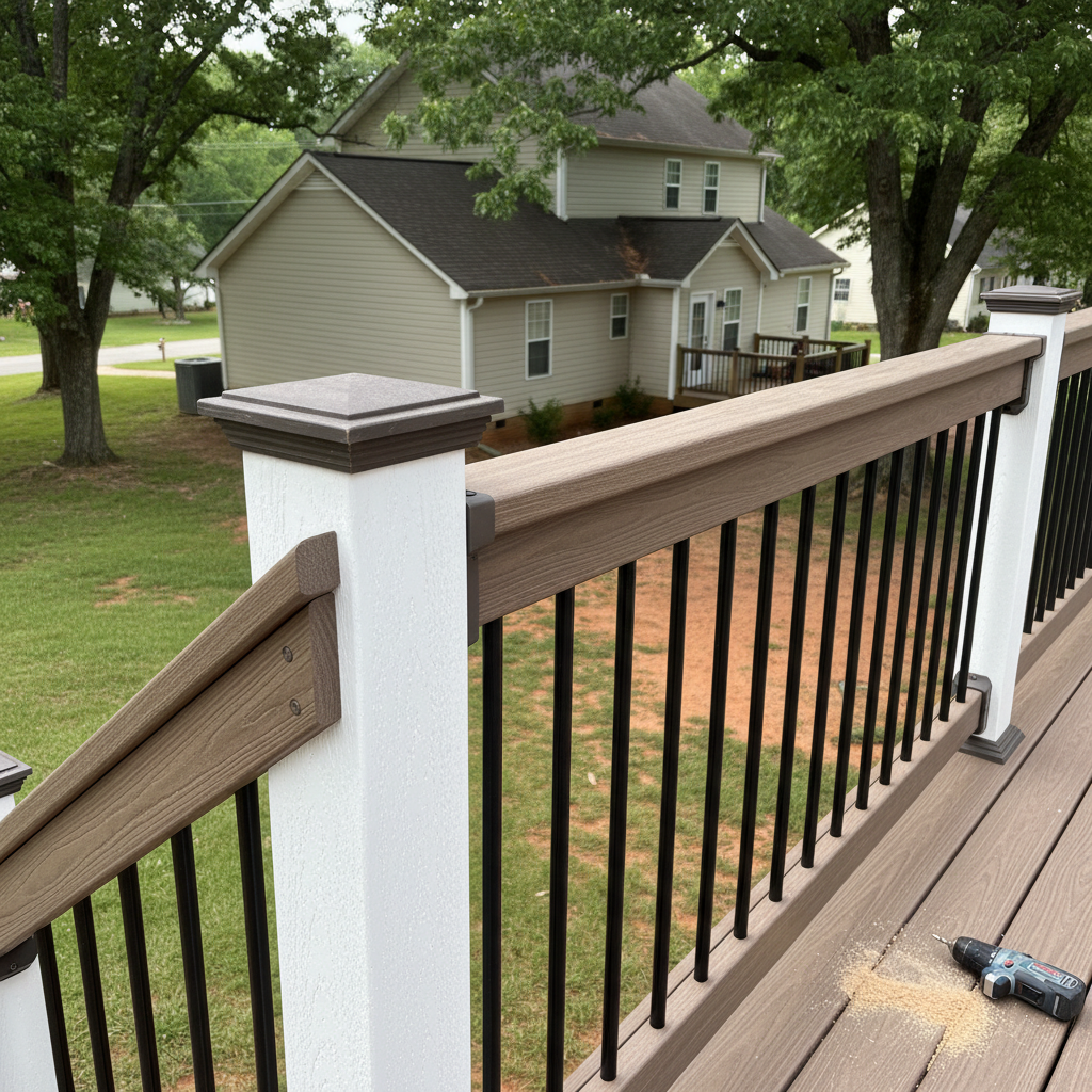 Deck Railing Installation