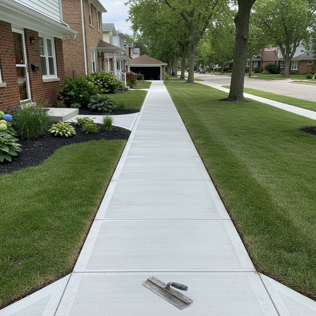 Concrete Sidewalks in Chicago
