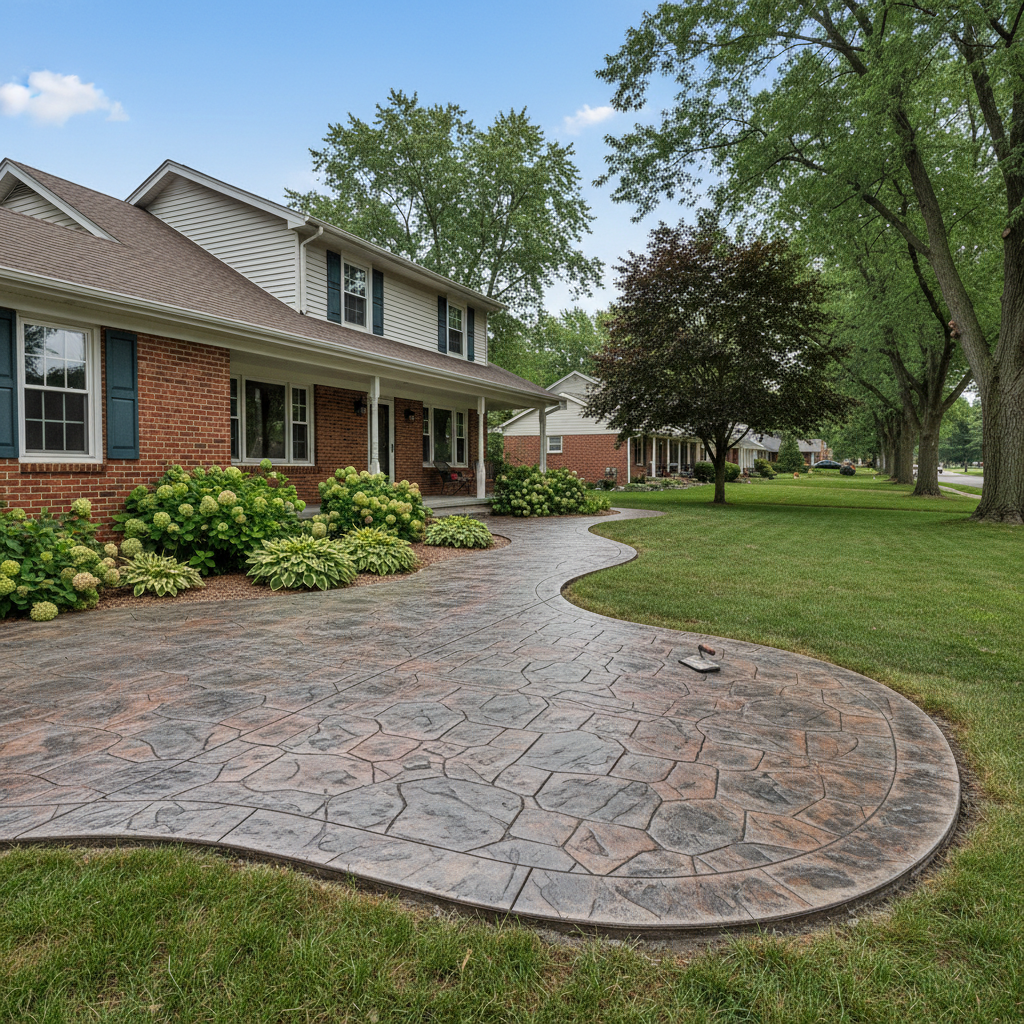 Stamped Concrete in Wheaton, IL