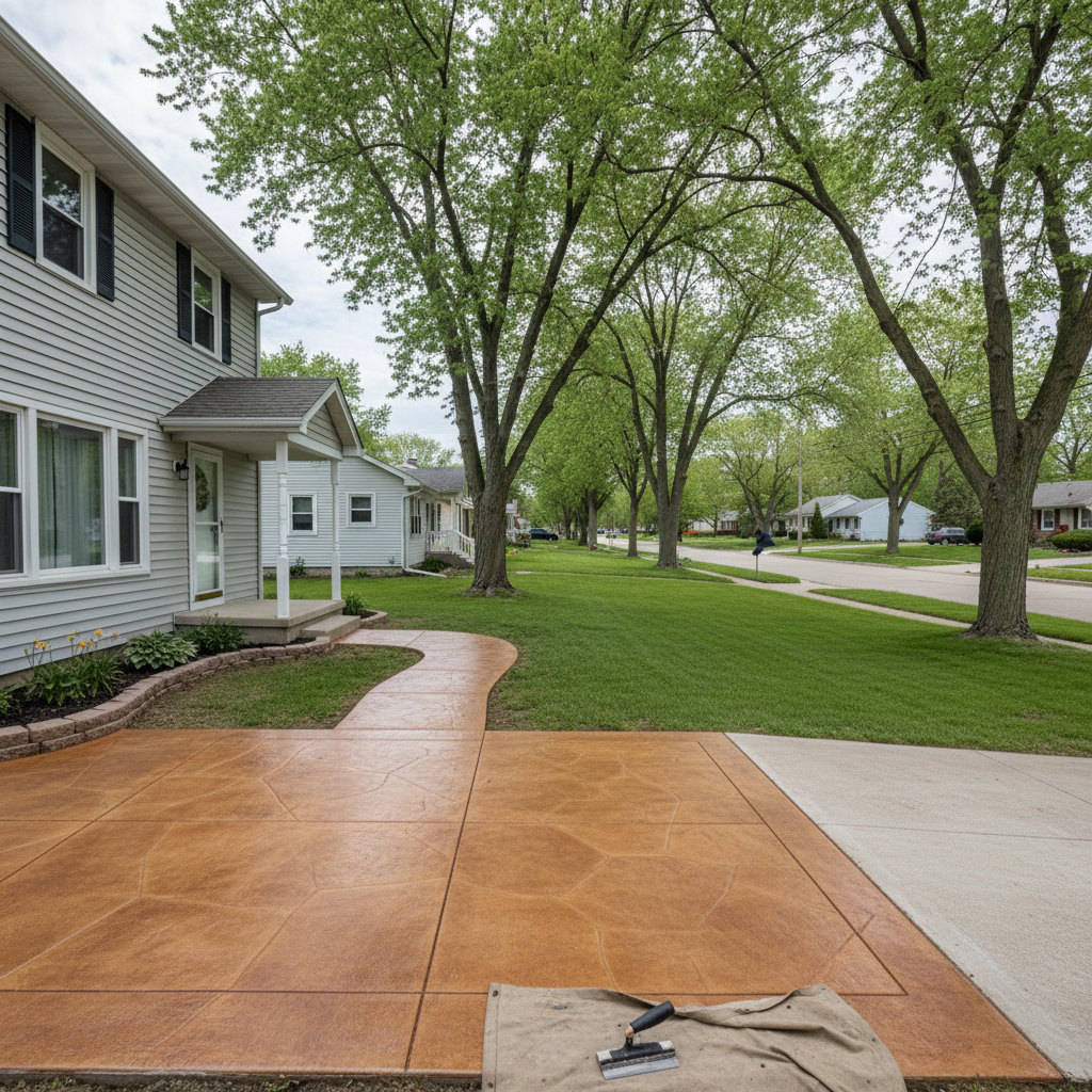 Concrete Staining in Wheaton, IL